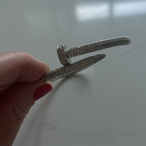 Nailhead bracelet in sterling silver - Picture 4 of 6